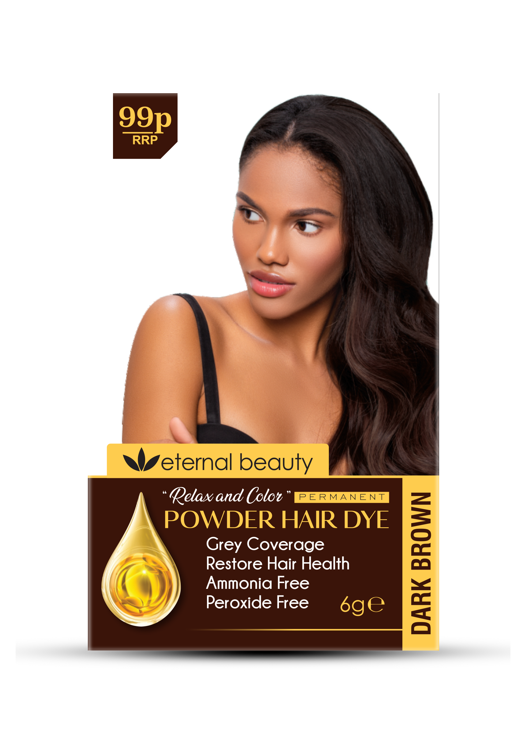 Powder Hair Dark Brown